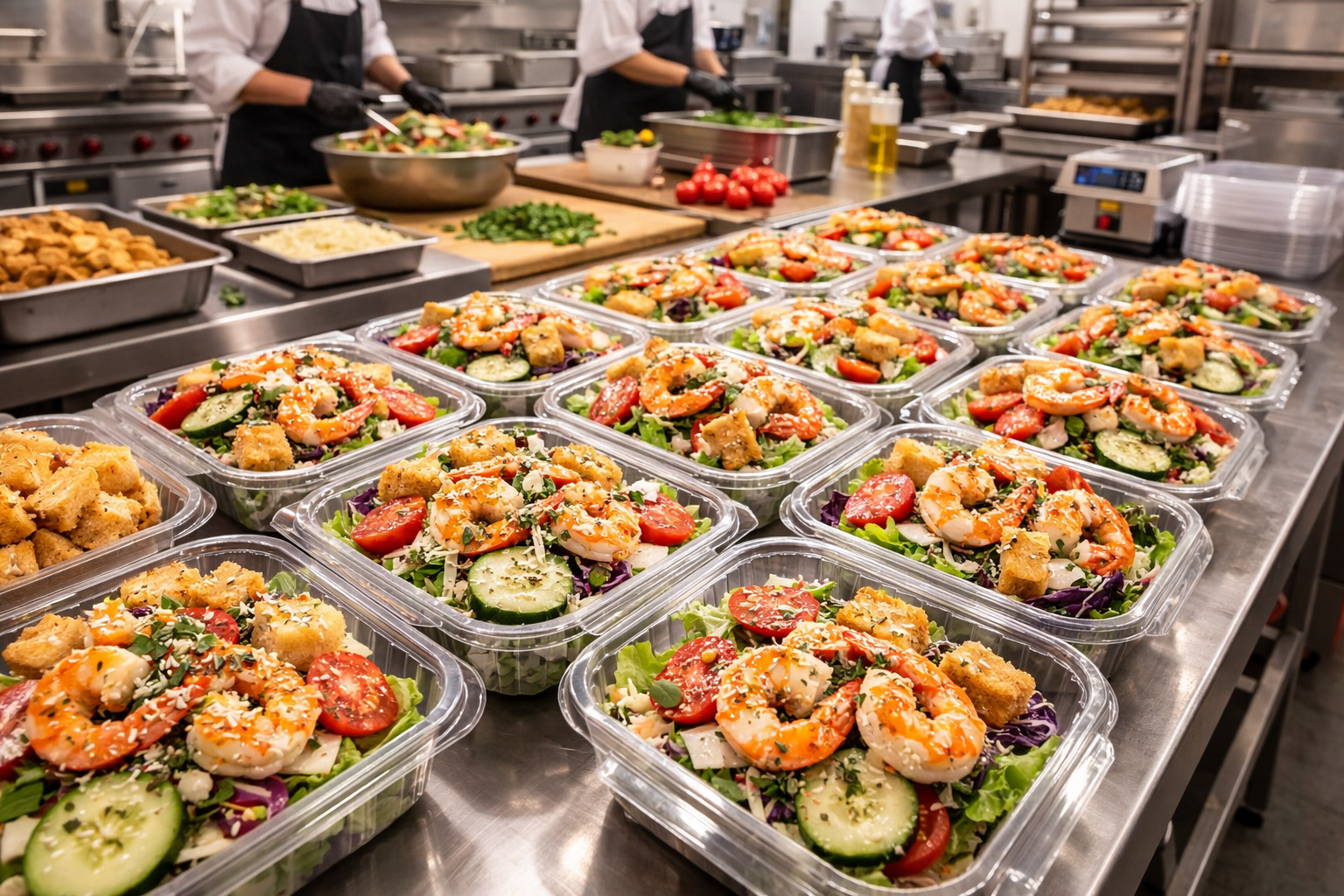 prawn salad prep all your meals